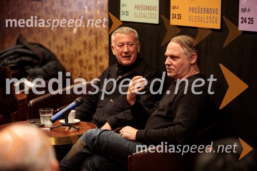  Ivica Buljan, režiser;  Mattias Andersson, igralec, režiser in dramatikRazodetje, premiera, Prešernovo gledališče Kranj