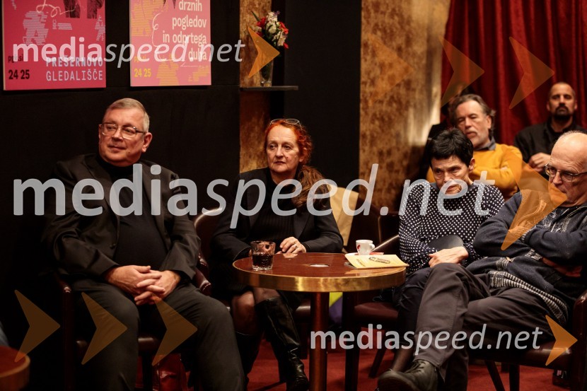  Robert Waltl, direktor, Mini teater;  Marinka Poštrak, dramaturginja, Prešernovo gledališče Kranj;  ... Razodetje, premiera, Prešernovo gledališče Kranj