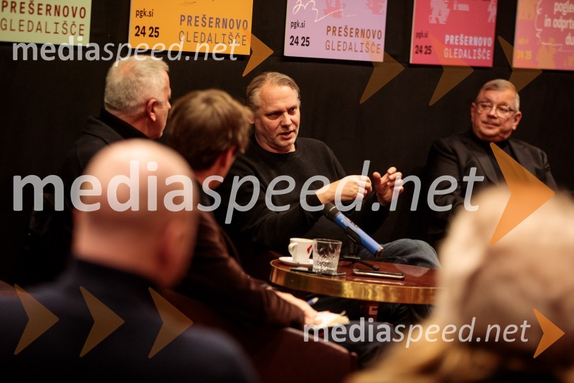  Robert Waltl, direktor, Mini teater;  Mattias Andersson, igralec, režiser in dramatikRazodetje, premiera, Prešernovo gledališče Kranj