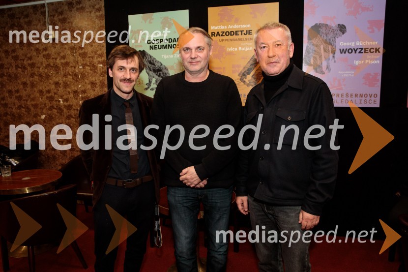  Rok Bozovičar, direktor, Prešernovo gledališče Kranj ;  Mattias Andersson, igralec, režiser in dramatik;  Ivica Buljan, režiserRazodetje, premiera, Prešernovo gledališče Kranj
