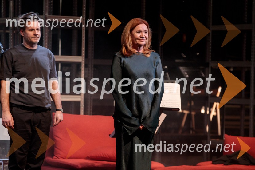  Aljoša Ternovšek, igralec;  Vesna  Jevnikar, igralkaRazodetje, premiera, Prešernovo gledališče Kranj