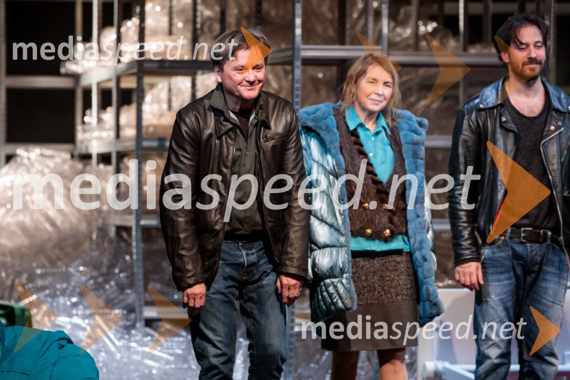  Branko Šturbej, igralec;  Darja Reichman, igralka;  Miha Rodman, igralecRazodetje, premiera, Prešernovo gledališče Kranj