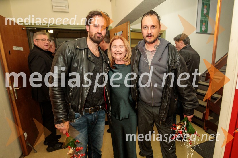  Miha Rodman, igralec;  Vesna  Jevnikar, igralka;  Blaž Setnikar, igralecRazodetje, premiera, Prešernovo gledališče Kranj