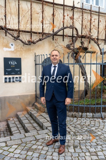  Jure Struc, direktor, Zavod za turizem MariborNovinarska konferenca s predstavitvijo prenovljene Hiše Najstarejše trte