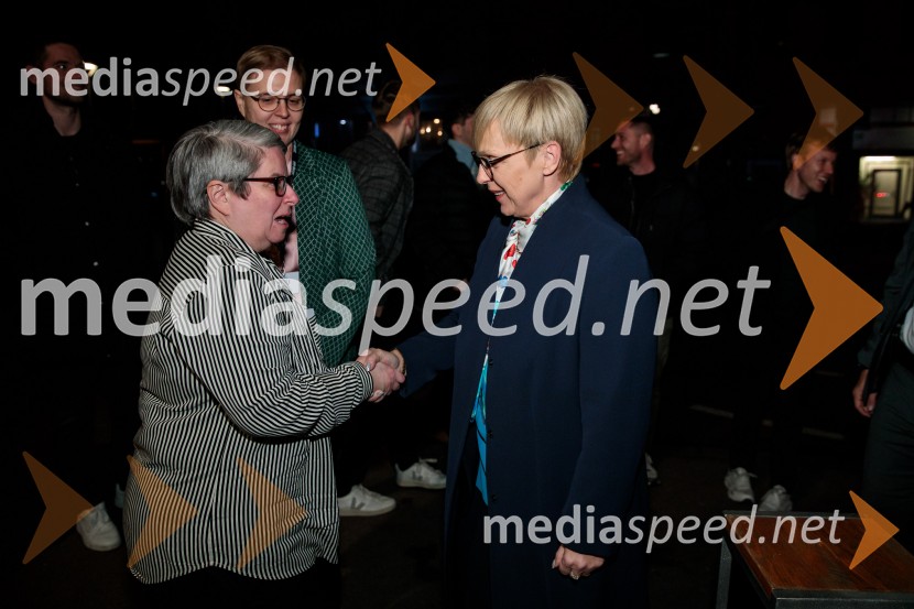  Metka Dariš, direktorica, Kinodvor; dr. Nataša Pirc Musar, predsednica Republike Slovenije40. Festival LGBT filma, otvoritev