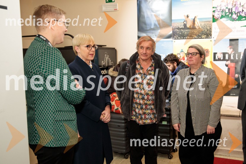  Polona Černič, Festival LGBT filma; dr. Nataša Pirc Musar, predsednica Republike Slovenije;  Brane Mozetič;  Metka Dariš, direktorica, Kinodvor40. Festival LGBT filma, otvoritev