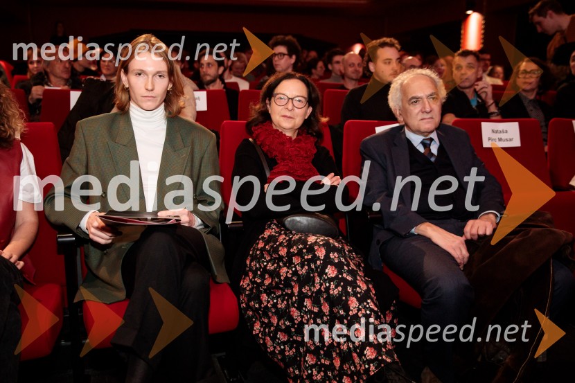  Jakob Tomšič;  Ženja Leiler Kos, direktorica, Slovenska kinoteka;  Argyrios Makris, veleposlanik Helenske republike v Ljubljani40. Festival LGBT filma, otvoritev