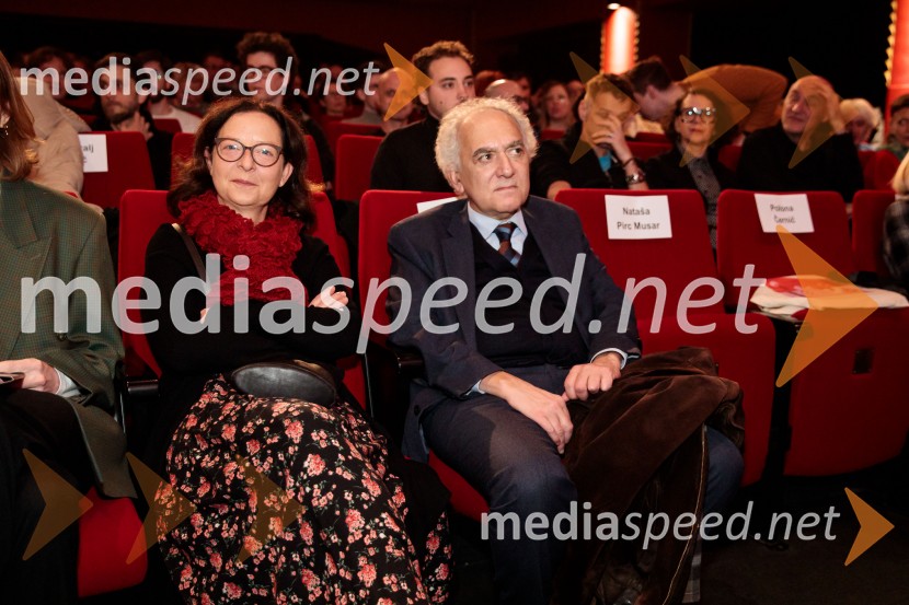  Ženja Leiler Kos, direktorica, Slovenska kinoteka;  Argyrios Makris, veleposlanik Helenske republike v Ljubljani40. Festival LGBT filma, otvoritev