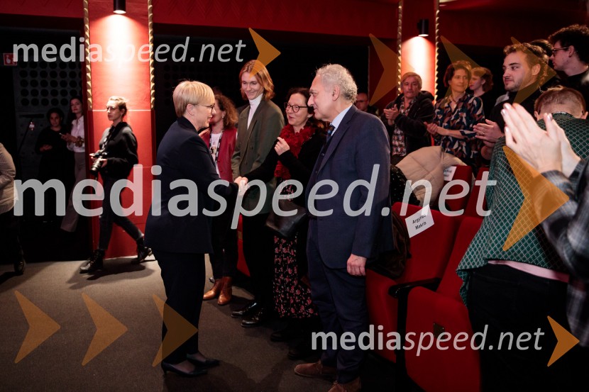 dr. Nataša Pirc Musar, predsednica Republike Slovenije;  Argyrios Makris, veleposlanik Helenske republike v Ljubljani40. Festival LGBT filma, otvoritev