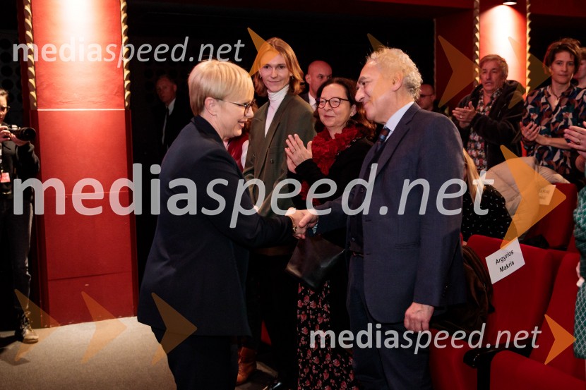 dr. Nataša Pirc Musar, predsednica Republike Slovenije;  Argyrios Makris, veleposlanik Helenske republike v Ljubljani40. Festival LGBT filma, otvoritev