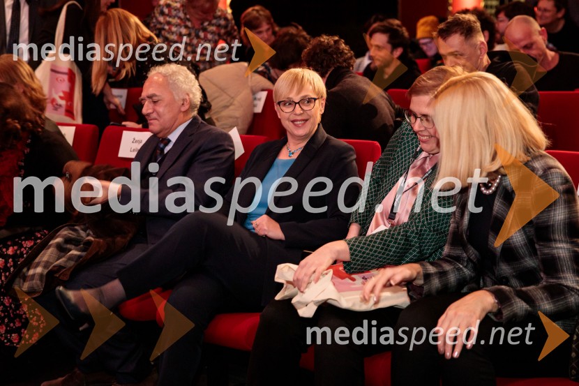  Argyrios Makris, veleposlanik Helenske republike v Ljubljani; dr. Nataša Pirc Musar, predsednica Republike Slovenije;  Polona Černič, Festival LGBT filma40. Festival LGBT filma, otvoritev
