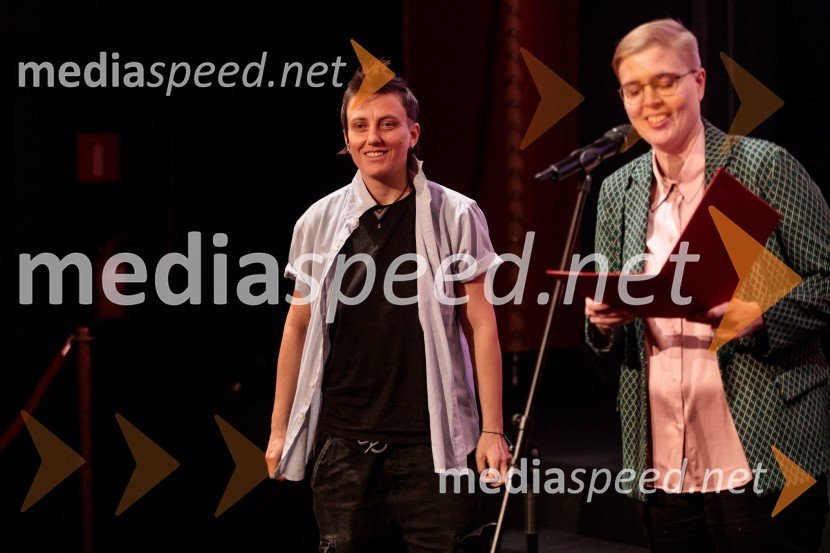  Petra Hrovatin, glasbenica, DJ Trikotnik ;  Polona Černič, Festival LGBT filma40. Festival LGBT filma, otvoritev