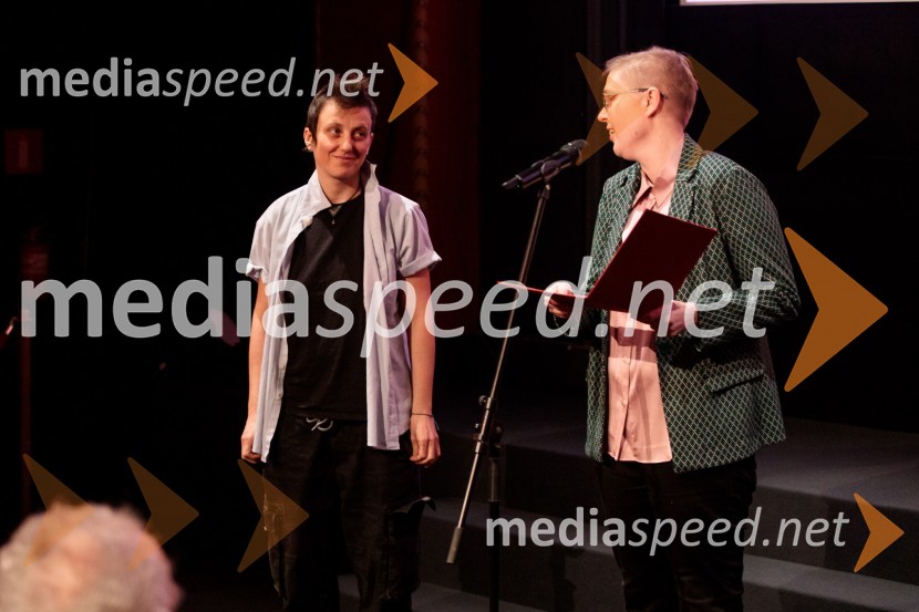  Petra Hrovatin, glasbenica, DJ Trikotnik ;  Polona Černič, Festival LGBT filma40. Festival LGBT filma, otvoritev