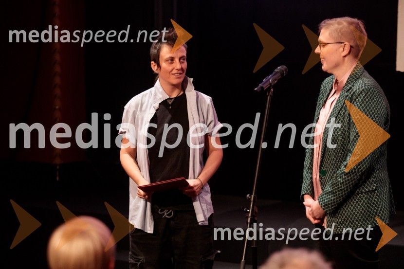  Petra Hrovatin, glasbenica, DJ Trikotnik ;  Polona Černič, Festival LGBT filma40. Festival LGBT filma, otvoritev