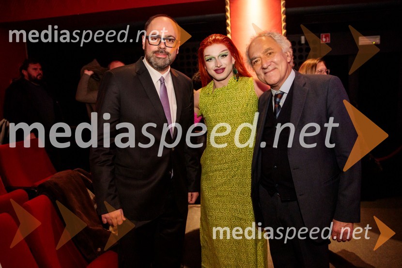  Nikolaos Vagdoutis;  Aurora Morado;  ... 40. Festival LGBT filma, otvoritev