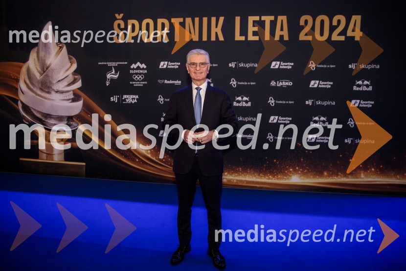  Franjo Bobinac, predsednik, Olimpijski komite SlovenijeŠportnik leta 2024, slavila Janja Garnbret in Tadej Pogačar