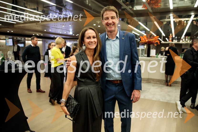  Petra Čop;  Iztok Čop, olimpijski prvak in nekdanji podpredsednik OKSŠportnik leta 2024, slavila Janja Garnbret in Tadej Pogačar