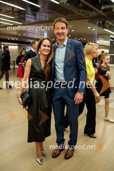  Petra Čop;  Iztok Čop, olimpijski prvak in nekdanji podpredsednik OKSŠportnik leta 2024, slavila Janja Garnbret in Tadej Pogačar