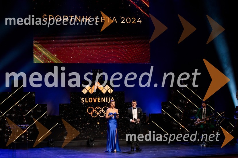  Flora Ema Lotrič, pevka;  Saša  Jerković, novinarŠportnik leta 2024, slavila Janja Garnbret in Tadej Pogačar