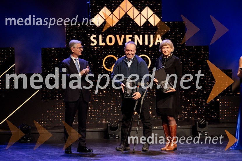  Franjo Bobinac, predsednik, Olimpijski komite Slovenije;   Franček  Gorazd Tiršek, slovenski paraolimpijec in strelec;  ... Športnik leta 2024, slavila Janja Garnbret in Tadej Pogačar