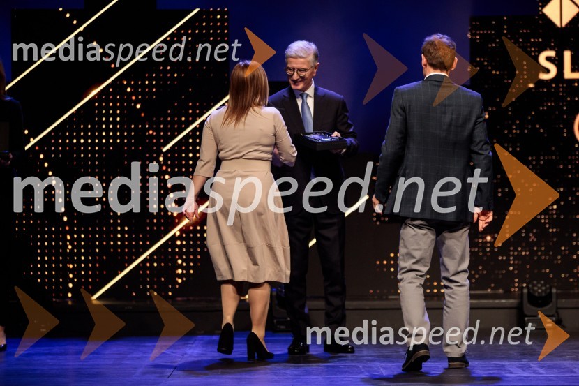  Franjo Bobinac, predsednik, Olimpijski komite SlovenijeŠportnik leta 2024, slavila Janja Garnbret in Tadej Pogačar