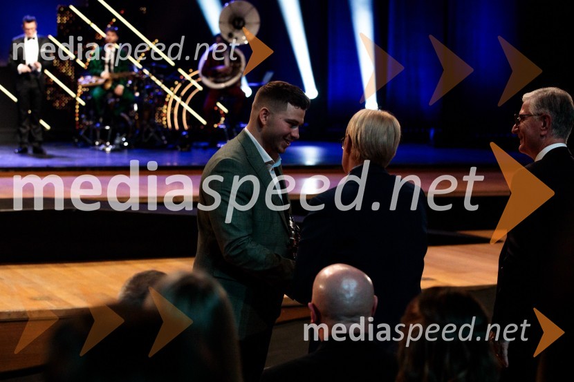  Toni Vodišek, kajtar; dr. Nataša Pirc Musar, predsednica Republike SlovenijeŠportnik leta 2024, slavila Janja Garnbret in Tadej Pogačar