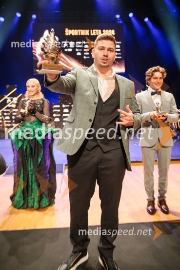  Toni Vodišek, kajtarŠportnik leta 2024, slavila Janja Garnbret in Tadej Pogačar