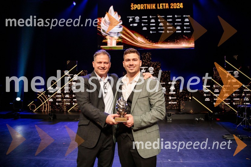  Rajko Vodišek;  Toni Vodišek, kajtarŠportnik leta 2024, slavila Janja Garnbret in Tadej Pogačar