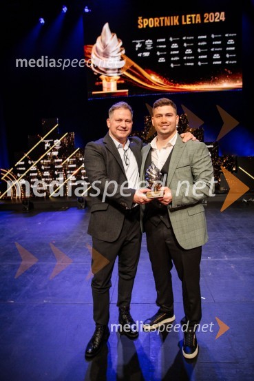  Rajko Vodišek;  Toni Vodišek, kajtarŠportnik leta 2024, slavila Janja Garnbret in Tadej Pogačar