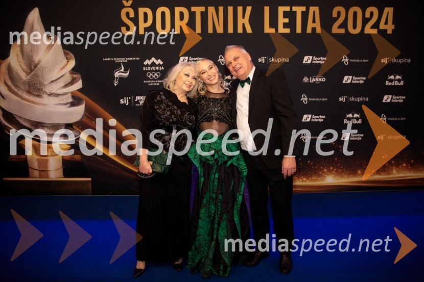  Darja Garnbret;  Janja Garnbret, športna plezalka;  Vili GarnbretŠportnik leta 2024, slavila Janja Garnbret in Tadej Pogačar