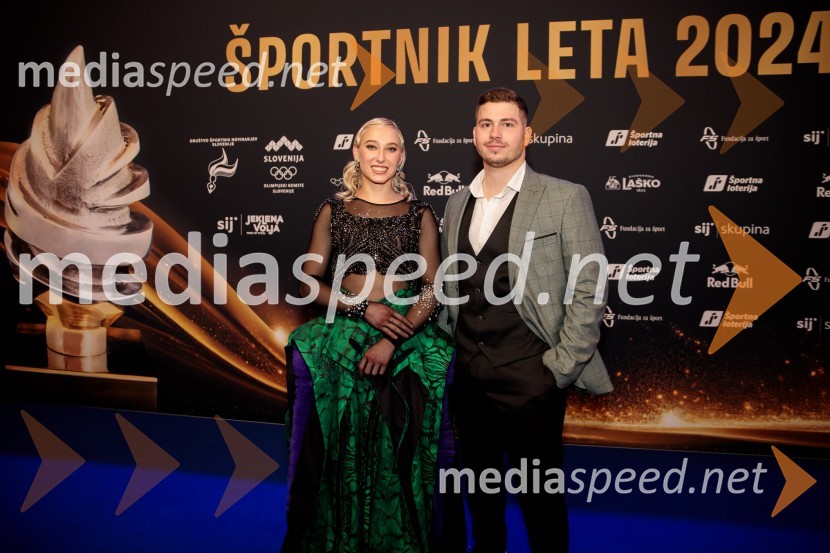  Janja Garnbret, športna plezalka;  Toni Vodišek, kajtarŠportnik leta 2024, slavila Janja Garnbret in Tadej Pogačar