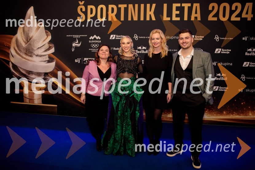  Maša Puklavec  Polutnik, vodja globalnega komuniciranja, Slovenska turistična organizacija;  Janja Garnbret, športna plezalka;  Ana  Savšek, STO, vodja sektorja za vsebinski digitalni marketing;  Toni Vodišek, kajtarŠportnik leta 2024, slavila Janja Garnbret in Tadej Pogačar