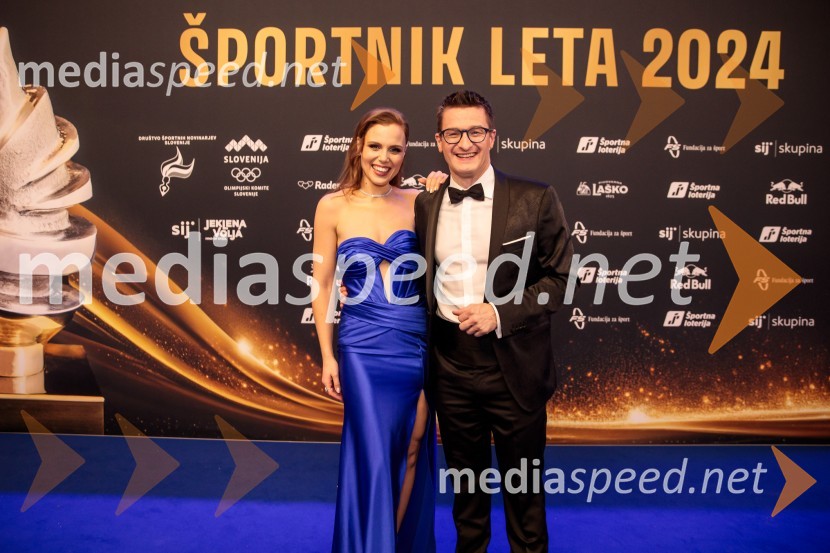  Flora Ema Lotrič, pevka;  Saša  Jerković, novinarŠportnik leta 2024, slavila Janja Garnbret in Tadej Pogačar