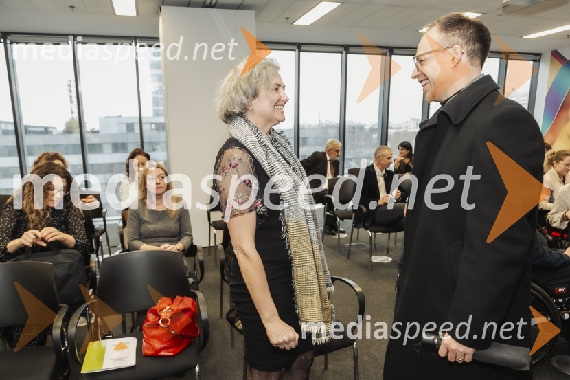 mag. Natalie Cvikl Postružnik, Insights, Ltd.;  Klemen Medved, Mercator d.o.o.Horus in Adrastos 2024, podelitev nagrad