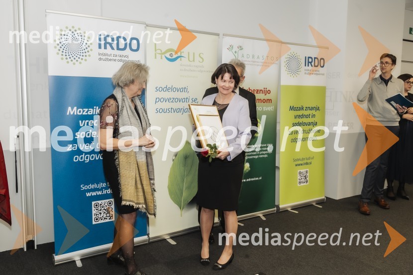 mag. Natalie Cvikl Postružnik, Insights, Ltd.;  ... Horus in Adrastos 2024, podelitev nagrad