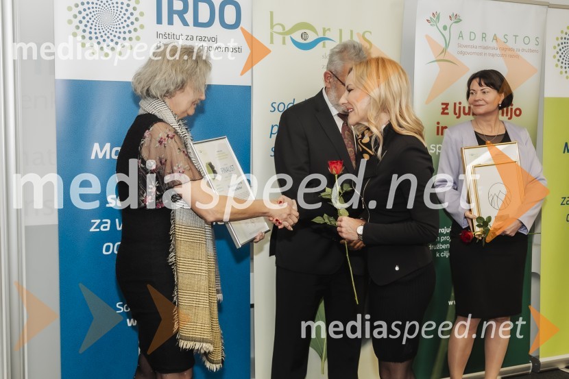 mag. Natalie Cvikl Postružnik, Insights, Ltd.;  ... Horus in Adrastos 2024, podelitev nagrad