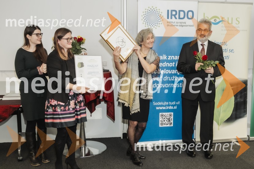  Kaja Bračič;  ... ; mag. Natalie Cvikl Postružnik, Insights, Ltd.;  ... Horus in Adrastos 2024, podelitev nagrad