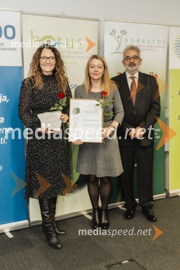  Saša Vidmar;  Metka Šilar Šturm, Nicelabel;  ... Horus in Adrastos 2024, podelitev nagrad