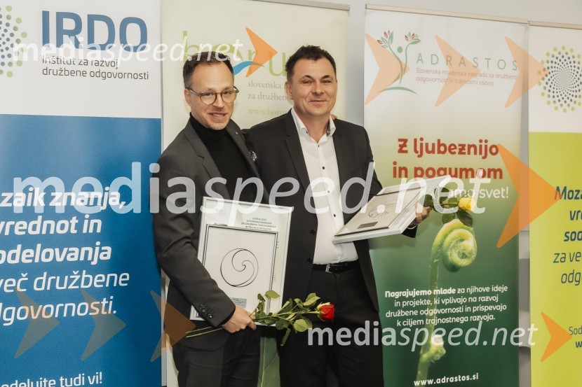  Klemen Medved, Mercator d.o.o.;  Miro PehardaHorus in Adrastos 2024, podelitev nagrad