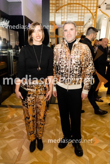  Teja Roglič, odnosi z javnostmi LJFW;  Sašo Kralj, odnosi z javnostmi, LJFWAsko odprl svoj prvi showroom v Sloveniji z modnim oblikovalcem Maticem Velerjem