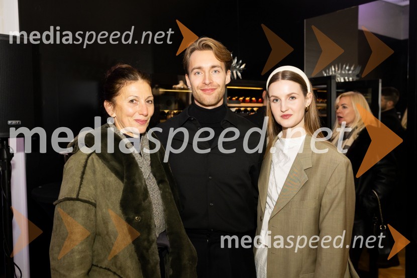  Sanja Nešković Peršin, balerina, nekdanji umetniški vodja SNG Opera in baleta Ljubljana ;  Luka Bokšan, igralec;  Lucija Harum, igralka, pevkaAsko odprl svoj prvi showroom v Sloveniji z modnim oblikovalcem Maticem Velerjem
