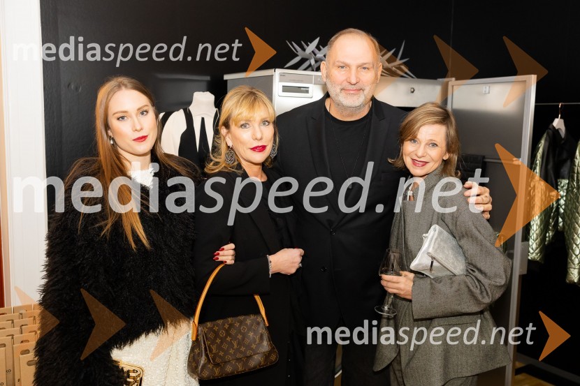  Liza Krapez;  Mateja Krapez;  Dime Rangelov;  ... Asko odprl svoj prvi showroom v Sloveniji z modnim oblikovalcem Maticem Velerjem