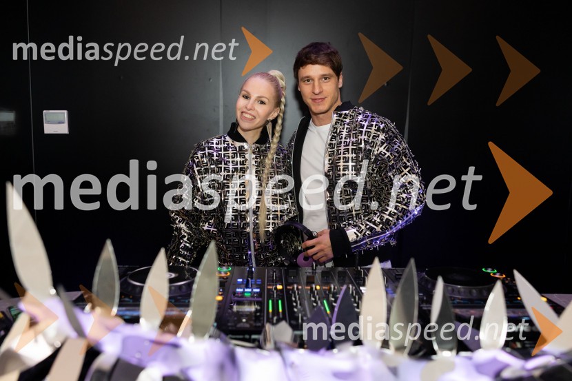  Natalia Shapovalova, DJ Amonitamusic;  Nac VisocnikAsko odprl svoj prvi showroom v Sloveniji z modnim oblikovalcem Maticem Velerjem