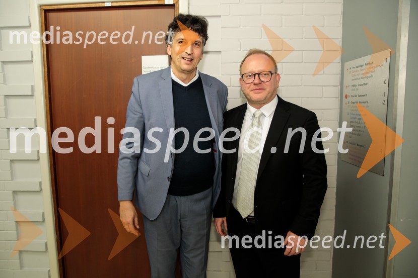  Michael Sanderling, dirigent; mag. Aleš Drenik, vodja programa resne glasbe, opere in balet, Cankarjev domLuzernski simfonični orkester v Cankarjevem domu