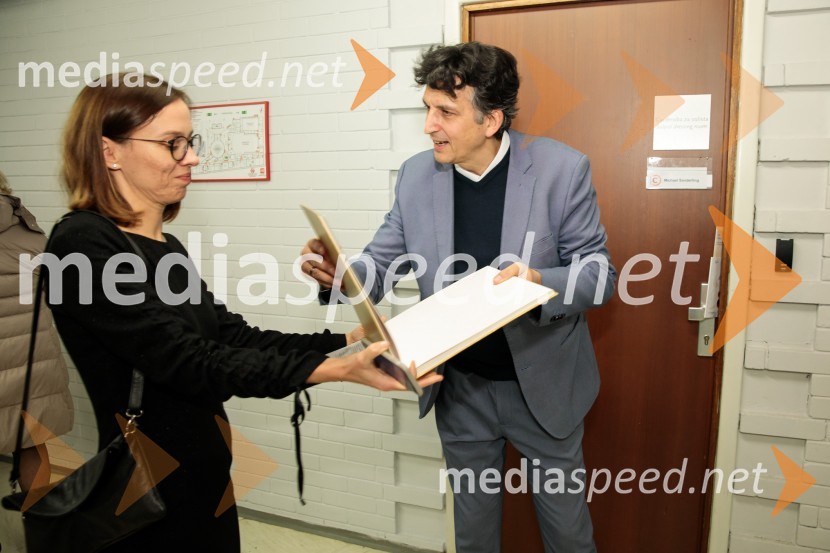  Katja Novak, vodja promocijskih projektov, Cankarjev dom;  Michael Sanderling, dirigentLuzernski simfonični orkester v Cankarjevem domu