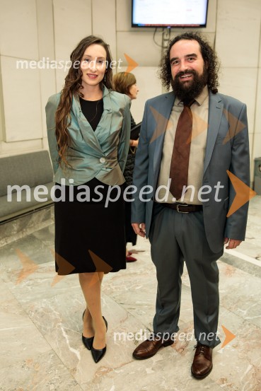  Gaja Višnar, igralka;   Jure Novak, generalni direktor, Cankarjev domLuzernski simfonični orkester v Cankarjevem domu