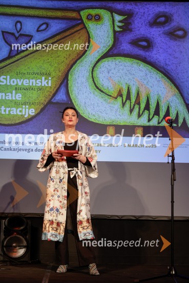  Pia Zemljič, igralka15. Slovenski bienale ilustracije, odprtje razstave