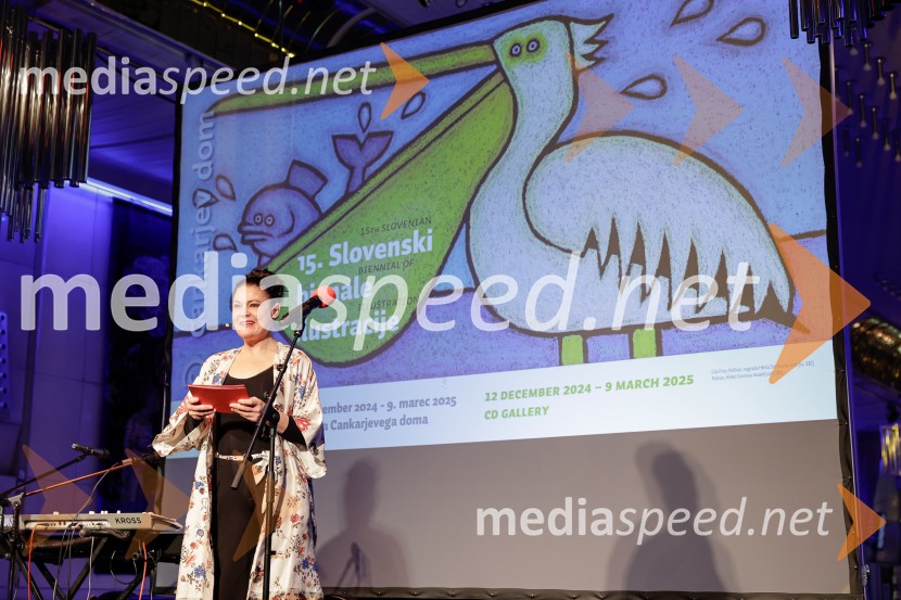  Pia Zemljič, igralka15. Slovenski bienale ilustracije, odprtje razstave