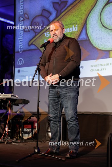 mag. Zoran Poznič, slovenski kipar in politik15. Slovenski bienale ilustracije, odprtje razstave