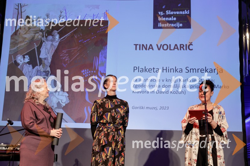 Tanja Mastnak;  Tina Volarič, ilustratorka15. Slovenski bienale ilustracije, odprtje razstave